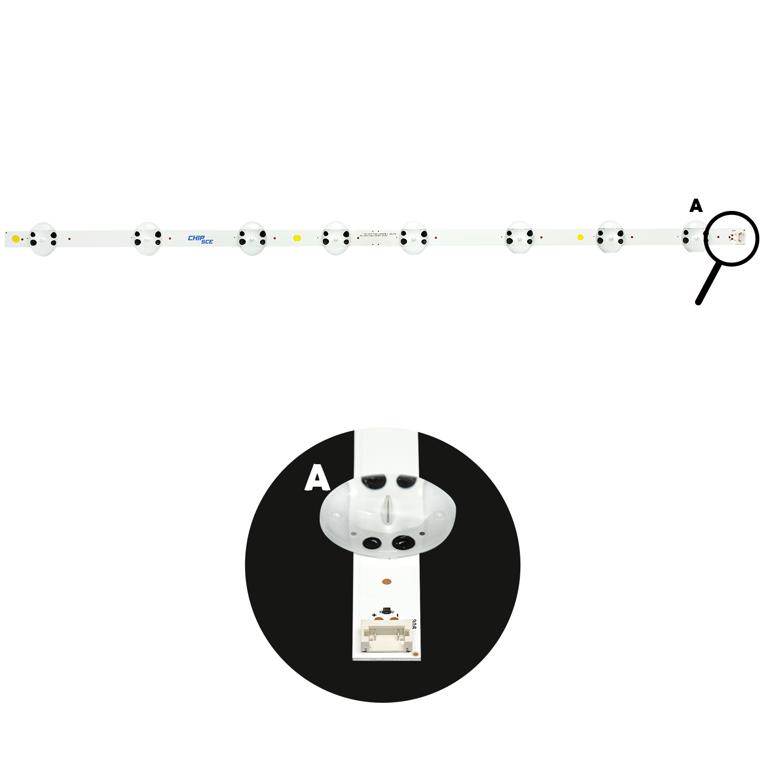 Bande De Rétroéclairage LED Pour 60un71006lb 60um71007lb