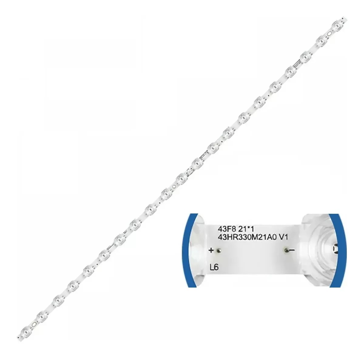 Barra de LED TCL 43" 43S615 / 43P615 - 1 Barra com 21 Led.