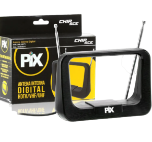 Antena Digital Interna HDTV / VHF / UHF - PIX