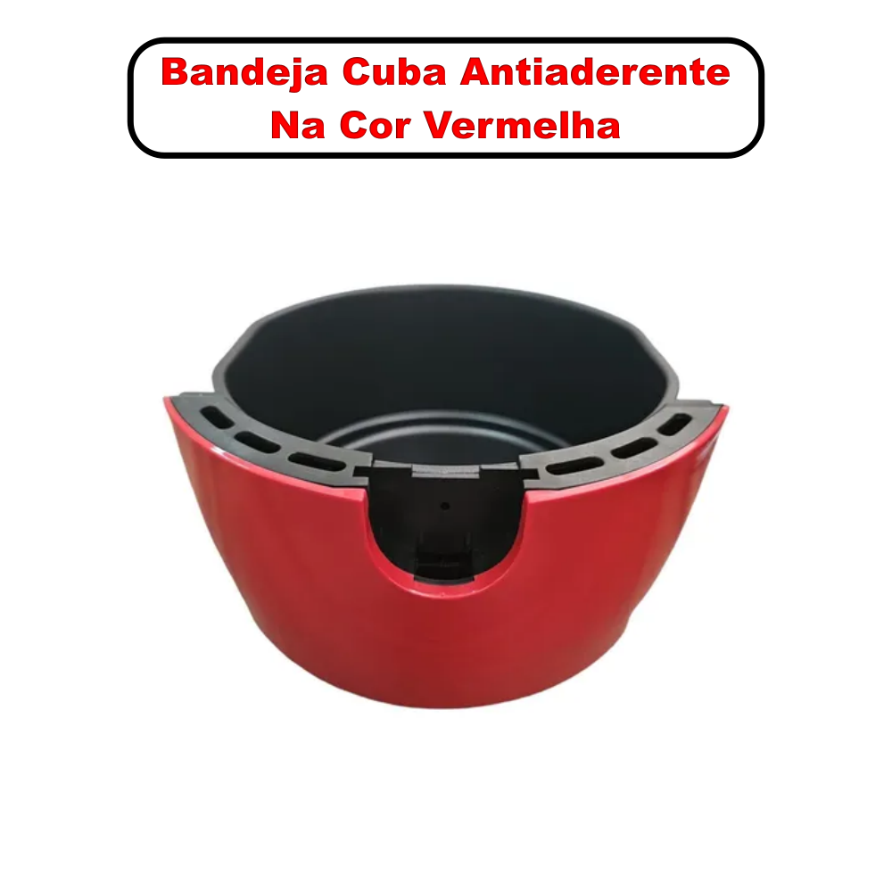 Bandeja Cuba Antiaderente para Air Fryer Britânia BFR14V / 4,2L - Imagem 7