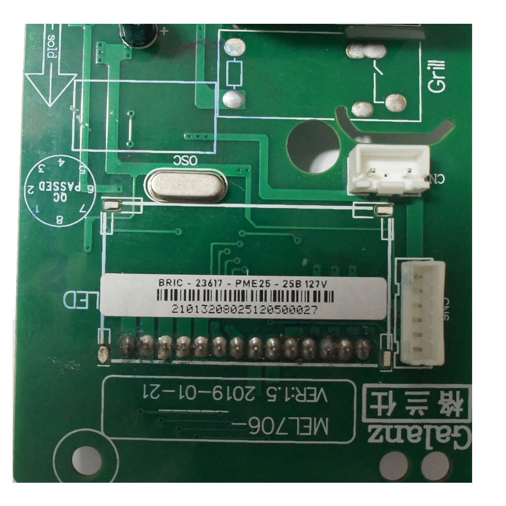 Placa Forno Philco PME25 PME25V / MEL706 Versão 1.4 e 1.5 - Bivolt - Imagem 2