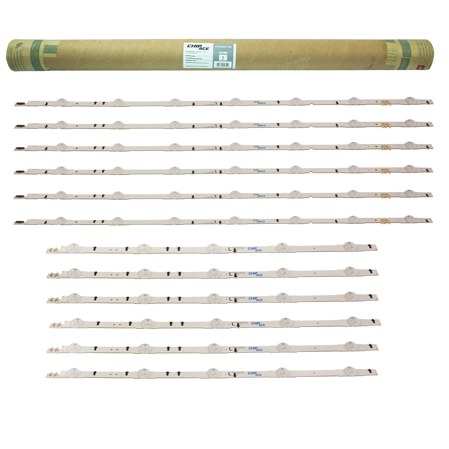 Barra de Led Samsung 55" UN55J5300 55J6300 55H6300 - 12 Barras - Imagem 2