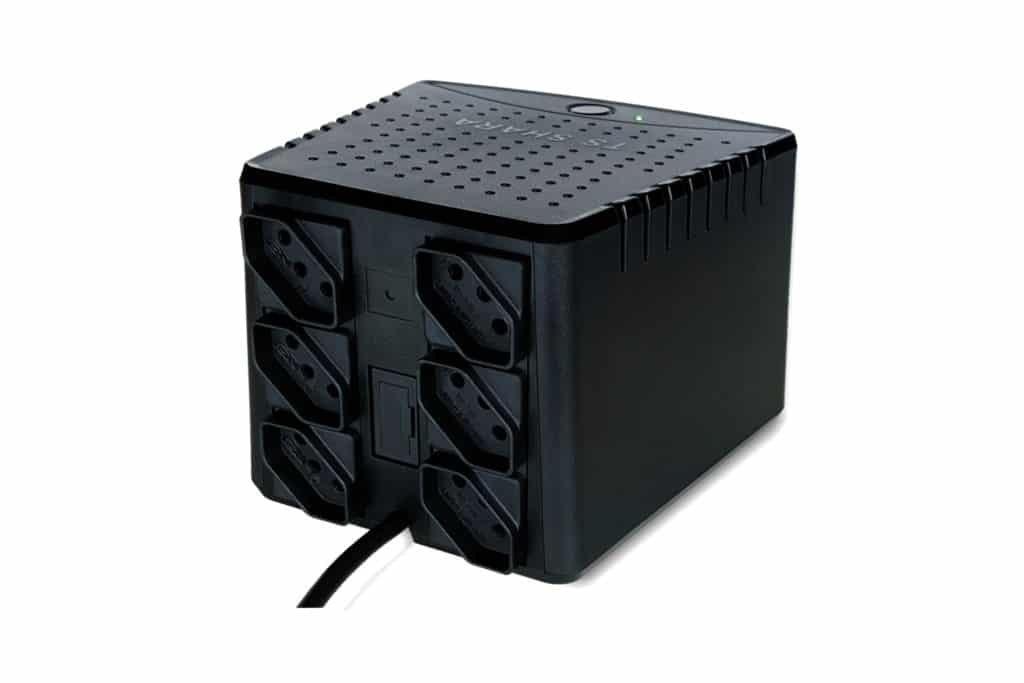 Estabilizador Ts Shara 1.000VA c/ 6 Tomadas Bivolt - Imagem 2