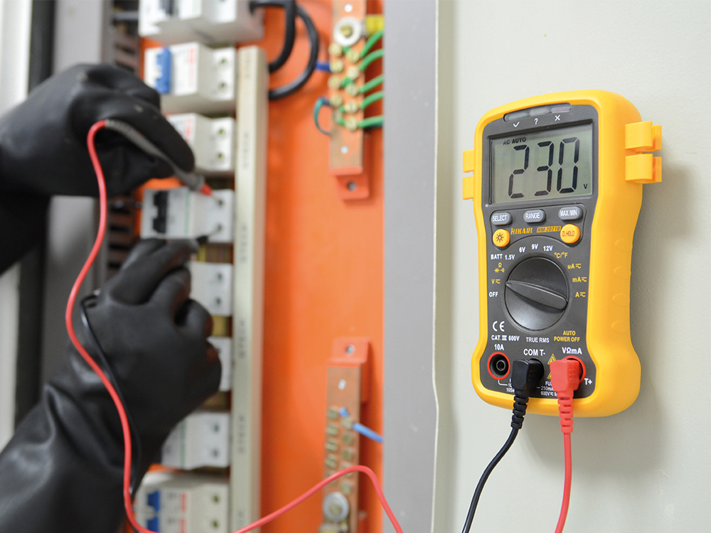 Multímetro Digital HM-2021B HIKARY c/ Braçadeira e Suporte Magnético - Imagem 2