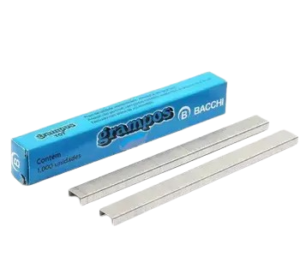 Grampo Para Grampeador Galvanizado 26/6 - 1000 UN - Bacchi