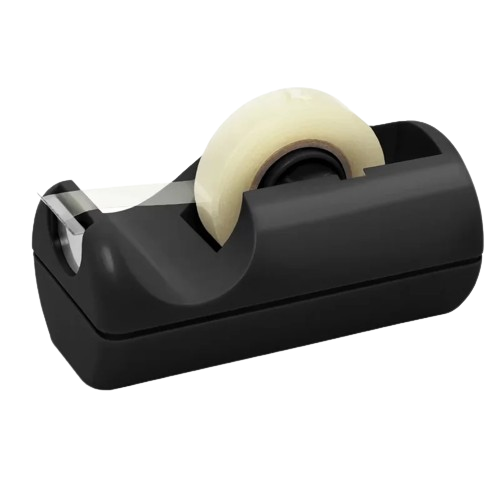 Suporte para Fita Adesiva Pequeno - Preto - Maxcril