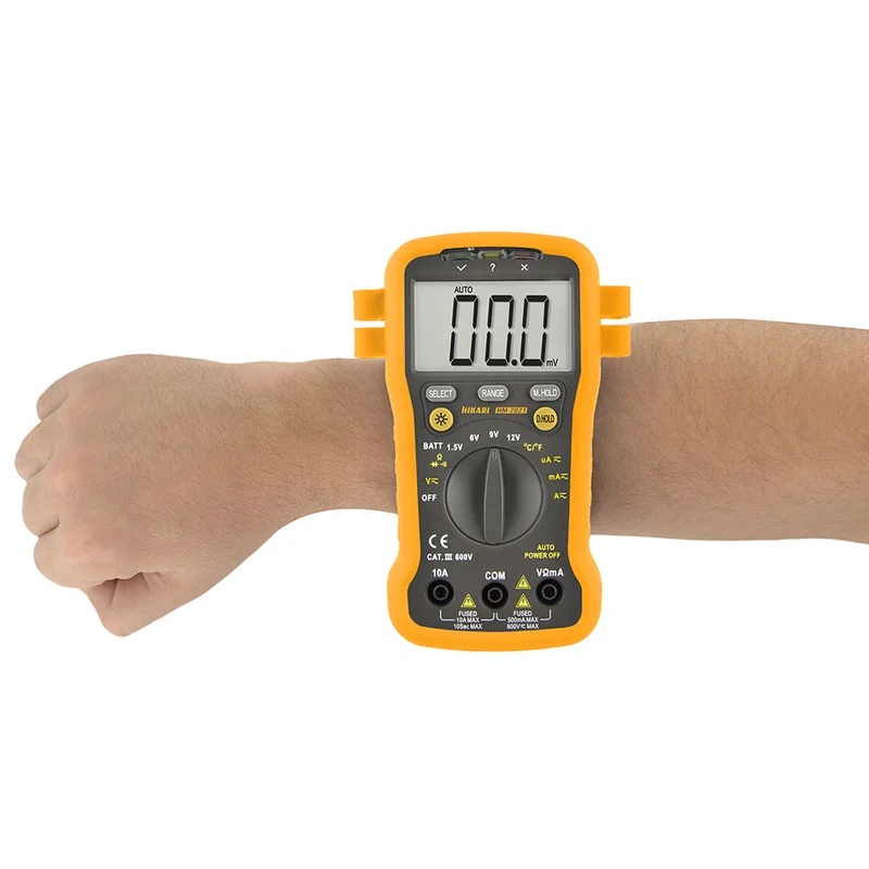 Multímetro Digital HM-2021B HIKARY c/ Braçadeira e Suporte Magnético - Imagem 3