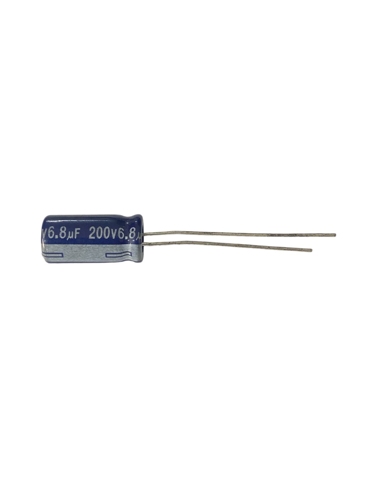 Capacitor Eletrolítico 6,8uF x 200V - 105º - Imagem 2