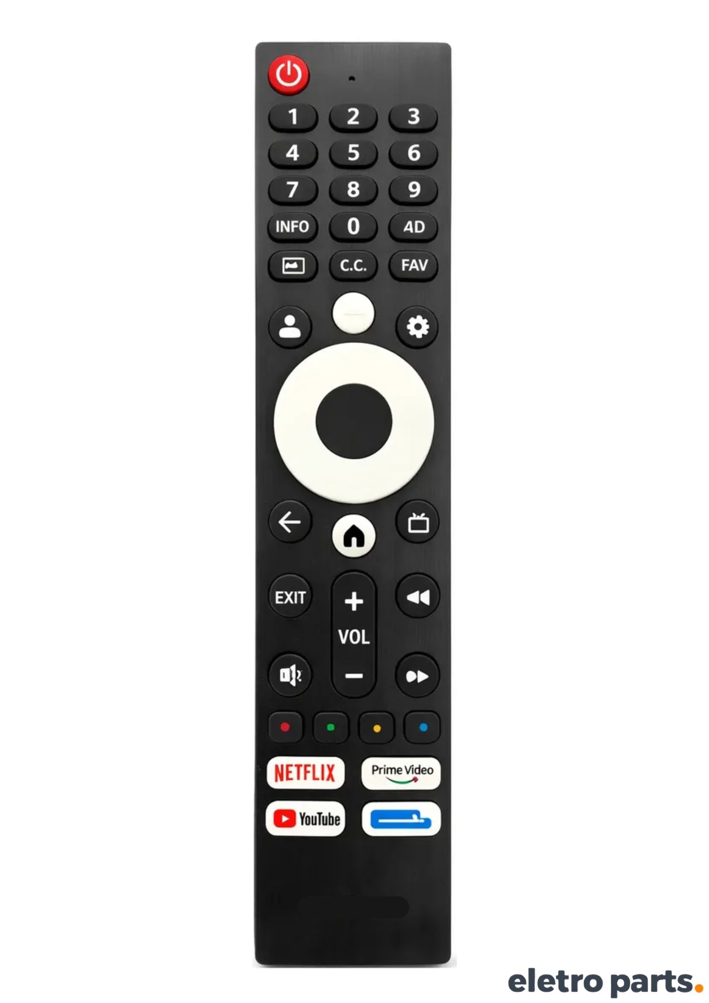 Controle Remoto TV Philco Smart s/ Comando de Voz