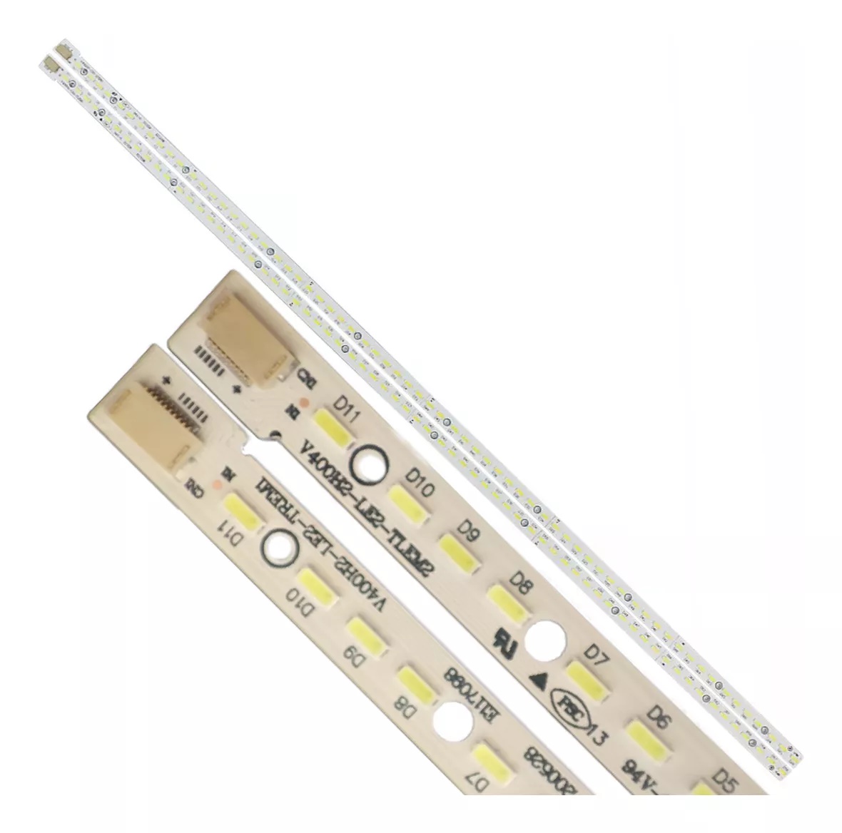 Barra LED Toshiba 40" 40AL800 (A) - 2 Barras 66 Led's