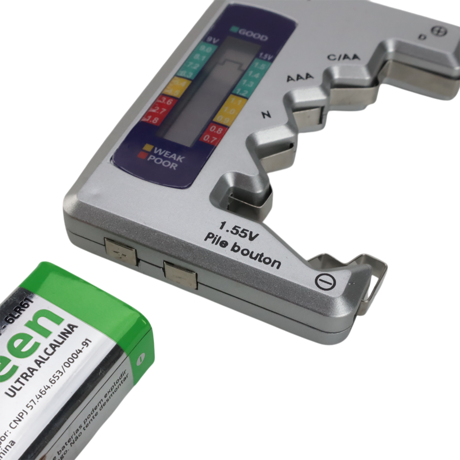 Testador de Pilhas e Baterias Digital - Imagem 2