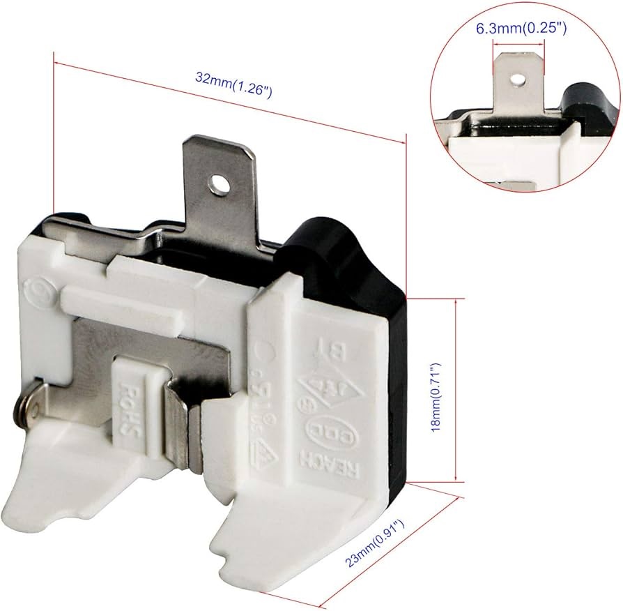 Rele PTC e Protetor Térmico Para Refrigeradores e Freezer - Imagem 4