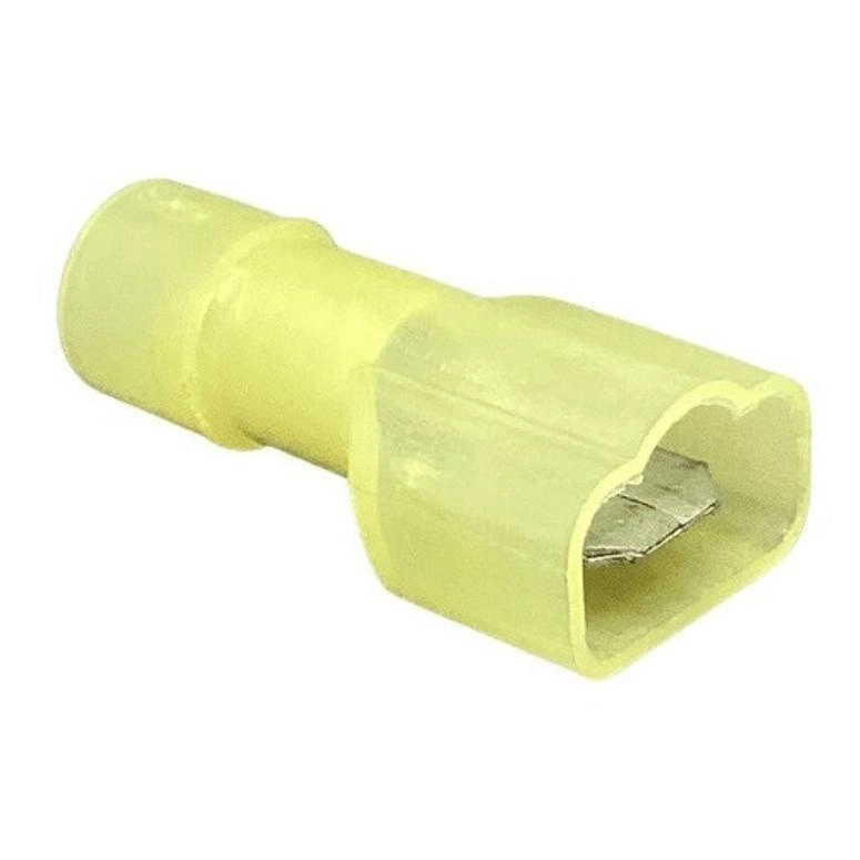 Terminal Macho Isolado 6,3 - Cabo 4,0 a 6,0mm - Amarelo