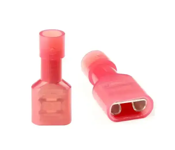 Terminal Fêmea Isolado 6,3 - Cabo 0,50 a 1,5mm - Vermelho - Imagem 4