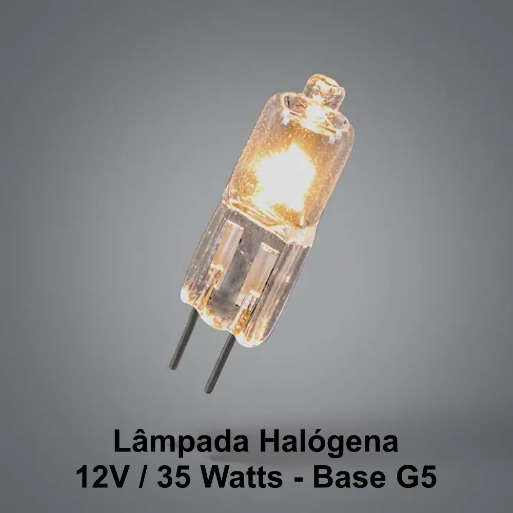 Lâmpada Halógena 12V - 35 Watts - Base G5 - Imagem 4
