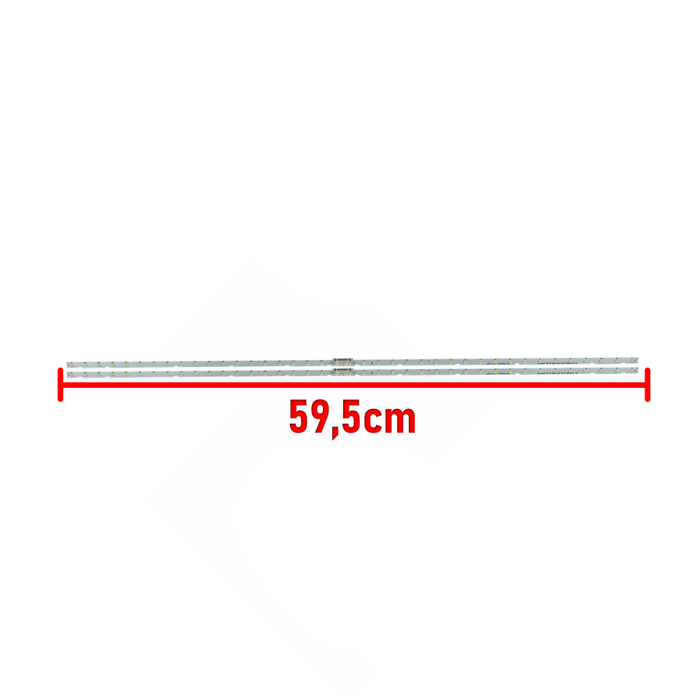 Barra Samsung 55" UN55AU8000 55BU8000 55Q60 55Q67- 2 Barras 40 Led's 6V - Imagem 3
