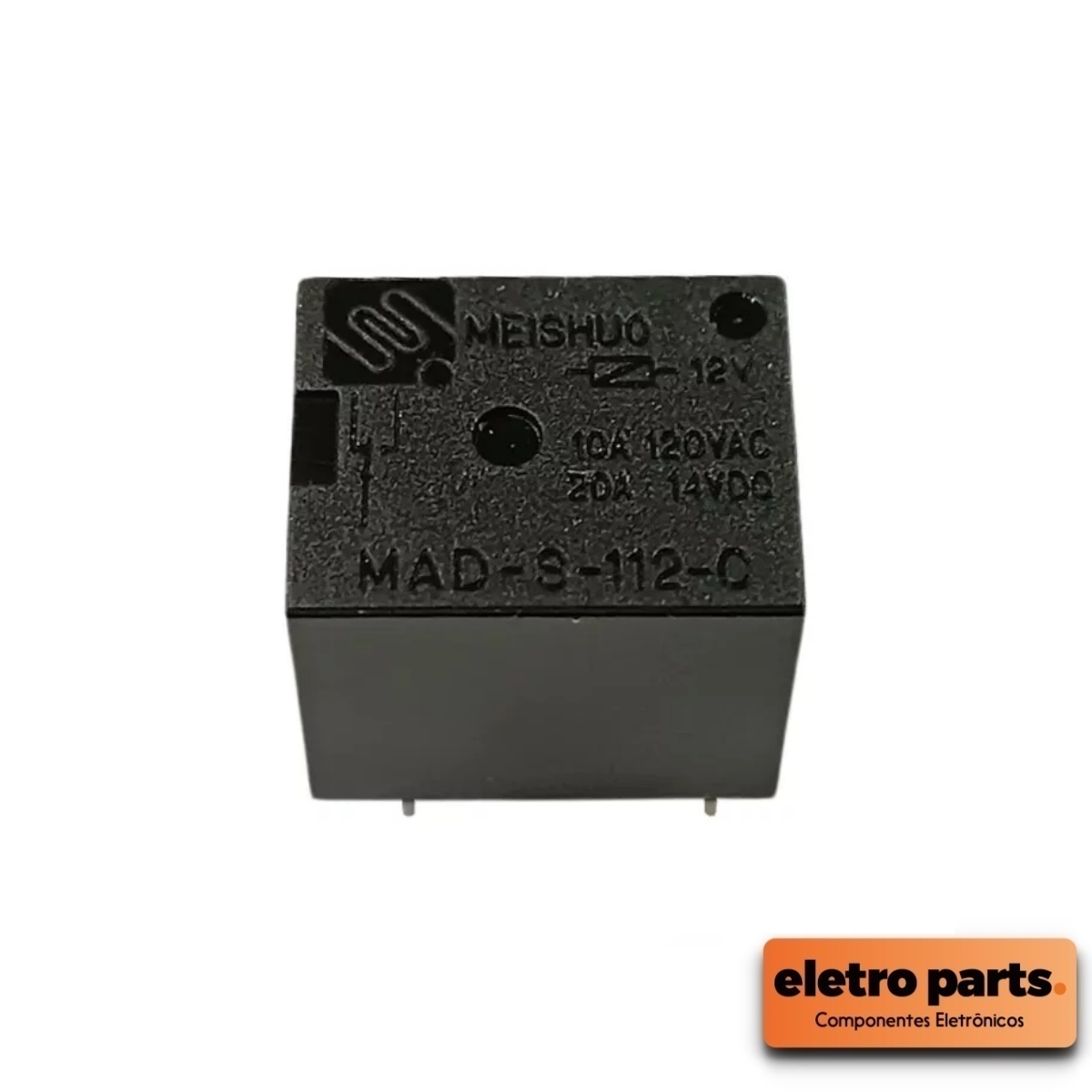 Rele 12V X 20A - 5 Terminais - MAD-S-112C