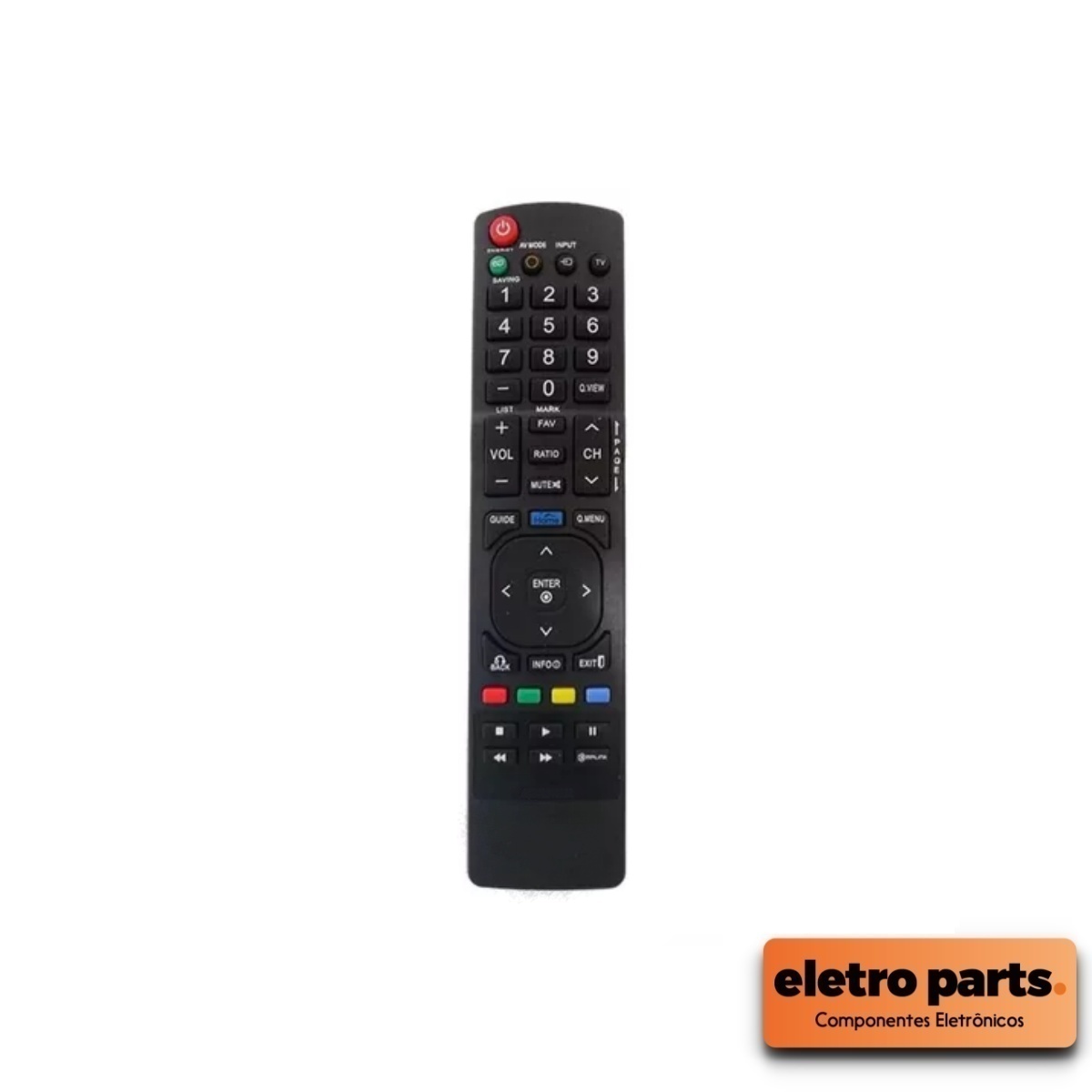 Controle LG Compatível para TVs LCD, LED e Plasma - AKB72915252 / AKB72915214