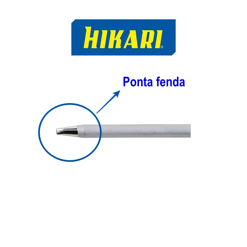 Ponta Ferro Hikari MAX 25 / MAX 40 Fenda - Imagem 3