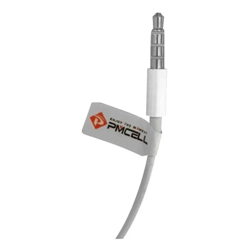 Fone De Ouvido Branco com Microfone PMCELL FO-15 - Slim - Imagem 7