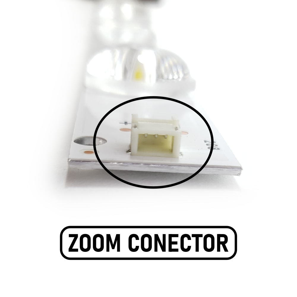 Barra de LED Panasonic 42" TC 42AS610B - 10 Barras Led's 3V - Imagem 3