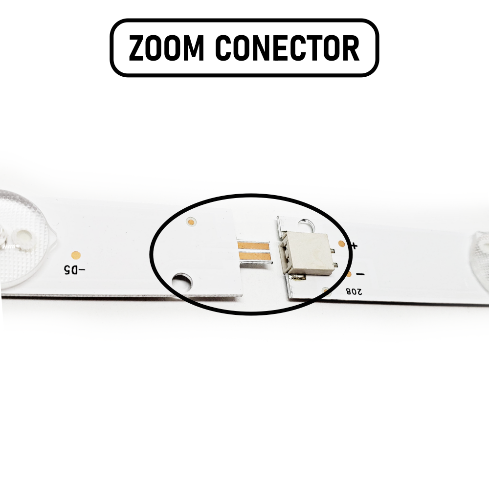 Barra de LED Panasonic 42" TC 42AS610B - 10 Barras Led's 3V - Imagem 4