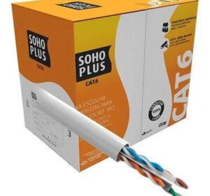 Cabo de Rede CAT6 SOHO PLUS Branco - Metro
