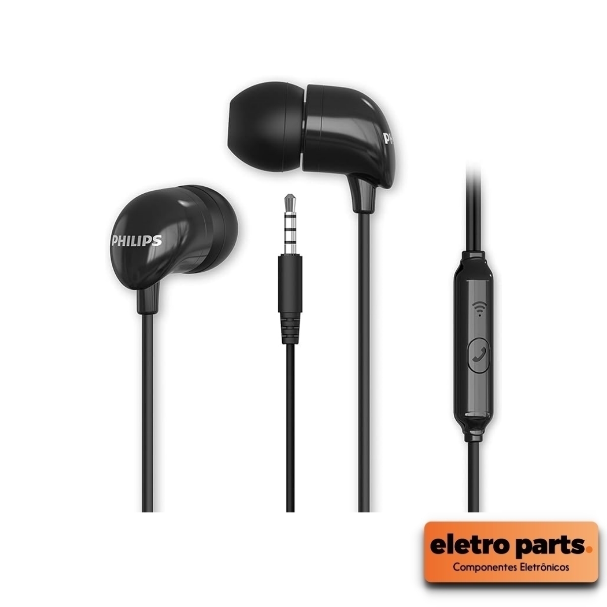 Fone de Ouvido Philips Clear Sound - Preto