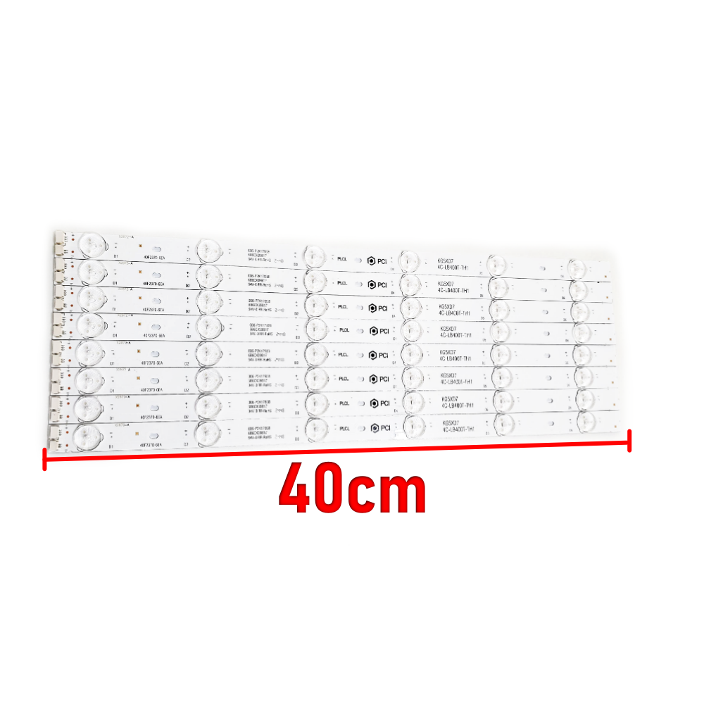 Kit Barra de LED Philco 39" PH39F33DSGW - 8 Barras 6 Led's Versão 3V - Imagem 5