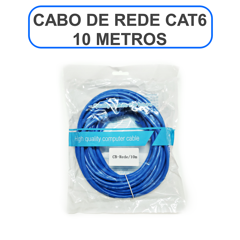 Cabo De Rede / Patch Cord CAT6 FTP - 10 Metros - Imagem 2