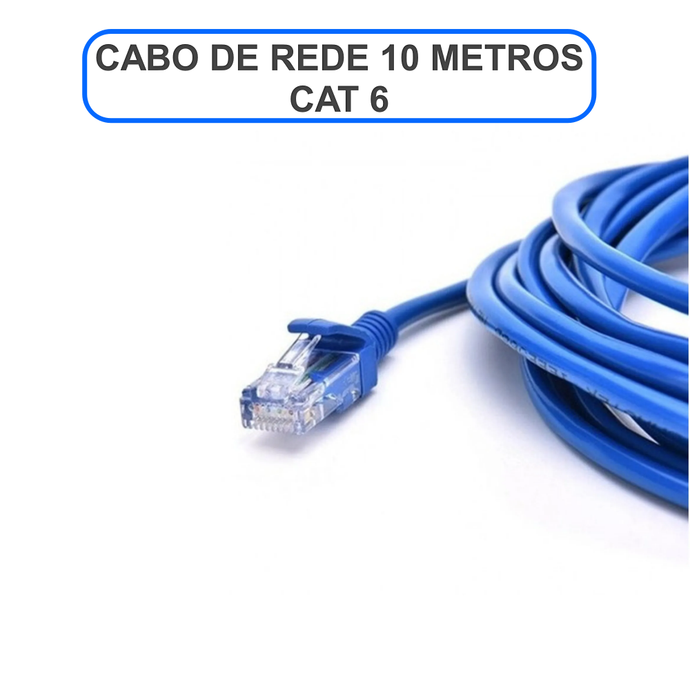 Cabo De Rede / Patch Cord CAT6 FTP - 10 Metros - Imagem 4