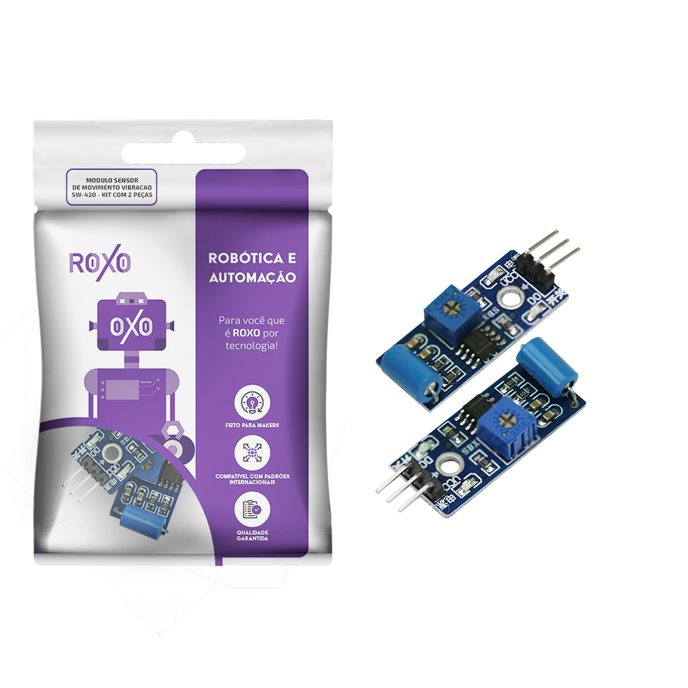 Sensor de Vibração SW-420 c/ Saída Digital - 2 Peças / Sensor de Vibração Montimport - Imagem 2