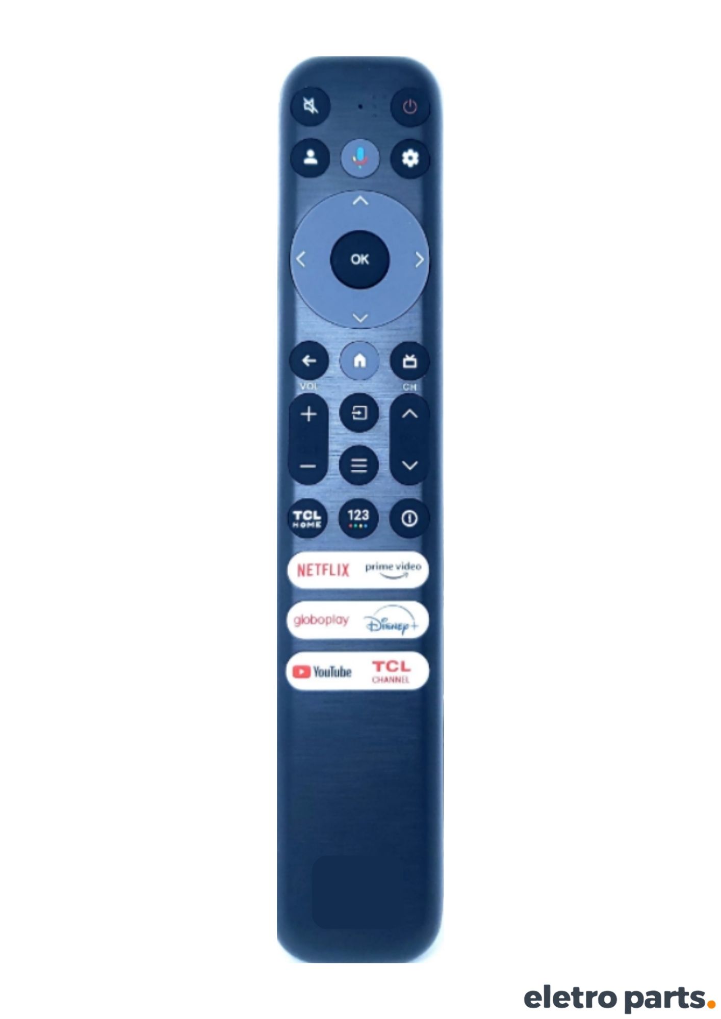 Controle TCL Smart - RC902V / Com Bluetooth e Comando de Voz