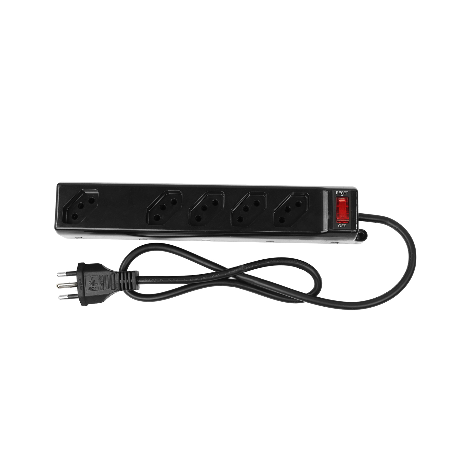 Filtro de Linha 5 Tomadas Cabo 1M c/ Chave Disjuntor Inteligente – GREEN - Imagem 3