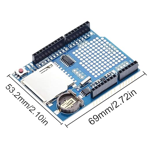 Módulo Data Logging Shield XD-204 - com RTC e Suporte a Cartão SD - Imagem 3