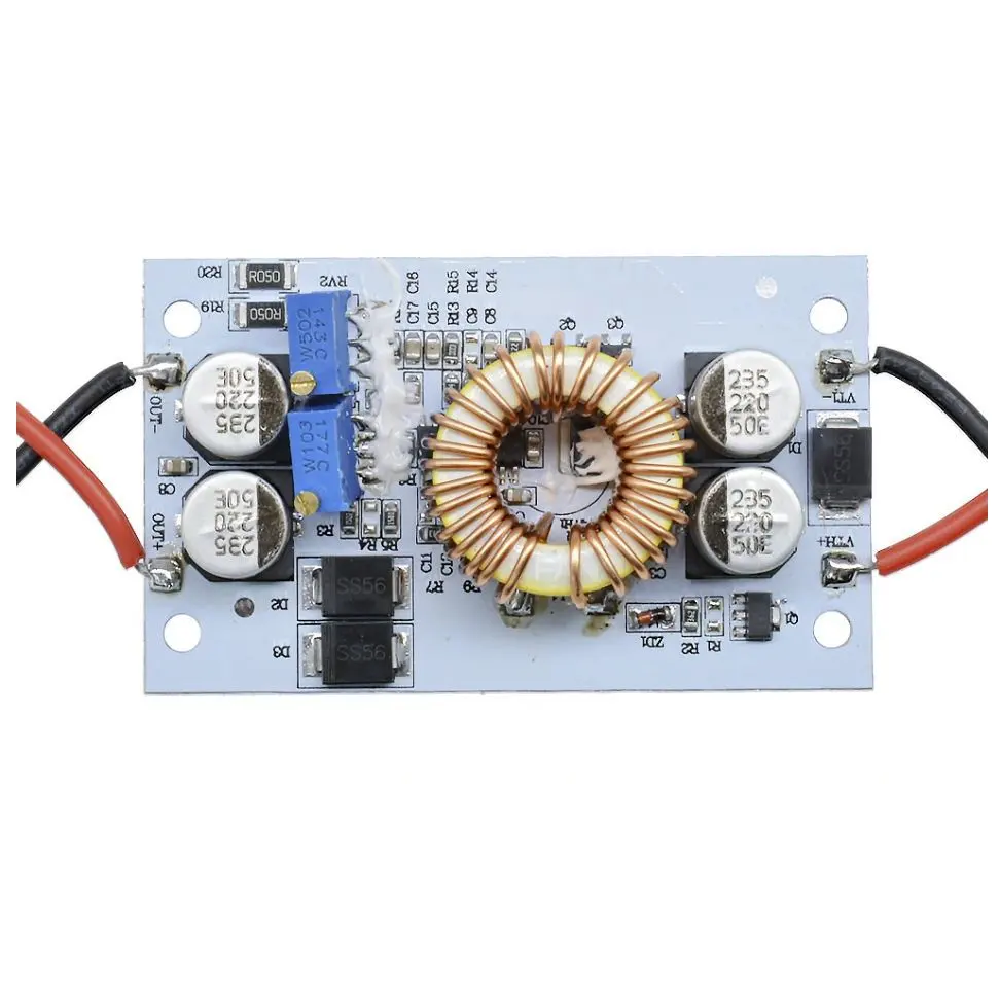 Conversor DC Step-Up Boost 10A 250W – Tensão Ajustável 8V a 50V - Imagem 5