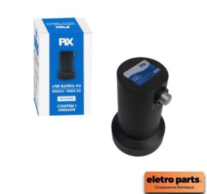 LNB BANDA KU 5G - Single - Com Filtro 5G - Pix