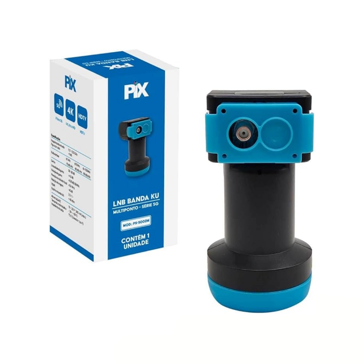 LNB Banda KU 5G - Multiponto - Com Filtro 5G – PIX - Imagem 4