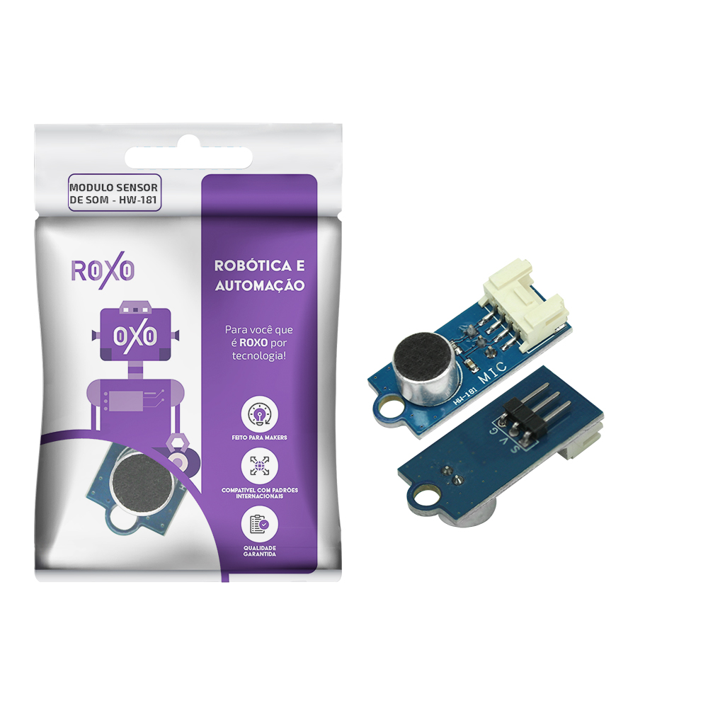 Módulo Sensor de Som / Detecção de Voz 3 Pinos