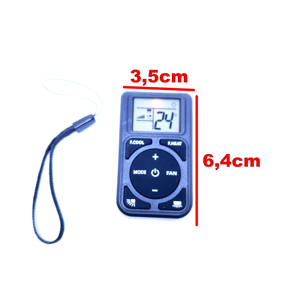 Mini Controle Remoto Universal para Ar Condicionado – LELONG LE-7311 - Imagem 3