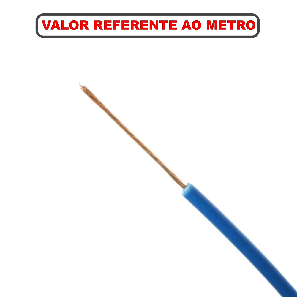 Fio / Cabo Flexível 0,30mm – Azul – Venda Por Metro - Imagem 3