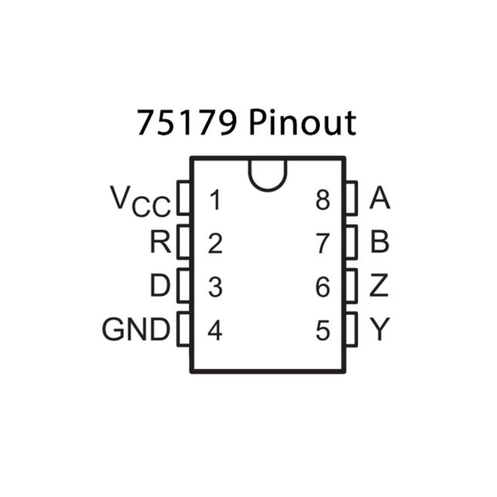 C.I. SN75179 - DIP 8 - Imagem 3