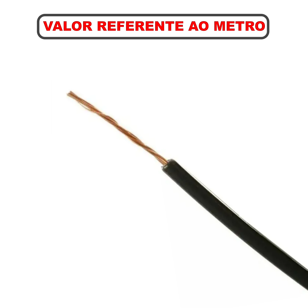 Fio / Cabo Flexível 0,30mm – Preto – Venda Por Metro - Imagem 3