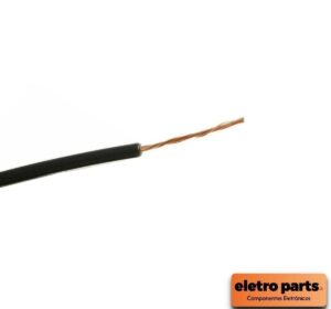 Fio / Cabo Flexível 0,30mm – Preto – Venda Por Metro