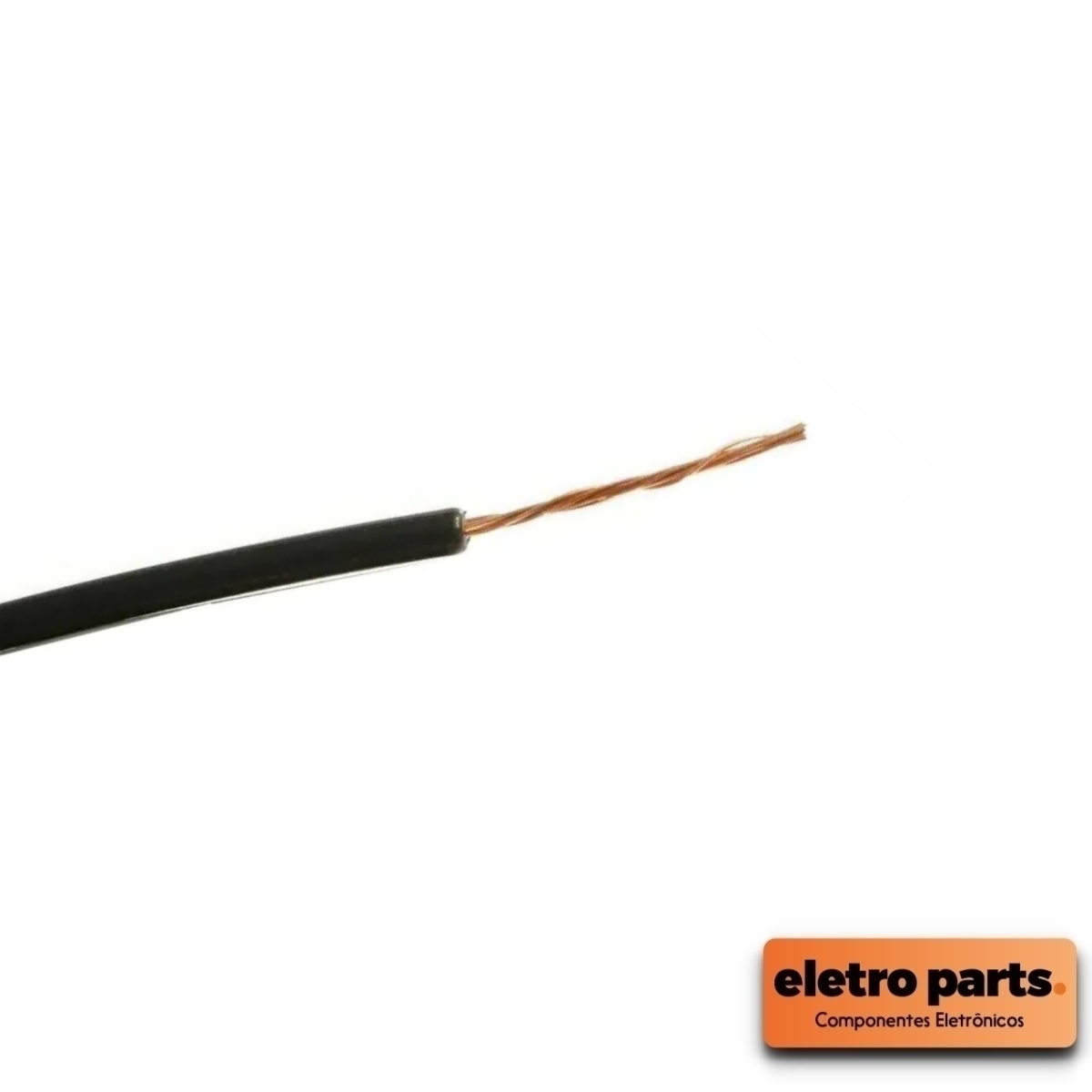 Fio / Cabo Flexível 0,30mm – Preto – Venda Por Metro