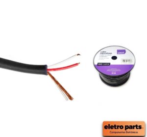 Fio Microfone Estéreo Balanceado 2 x 0.30mm / O.D: 6mm - Metro