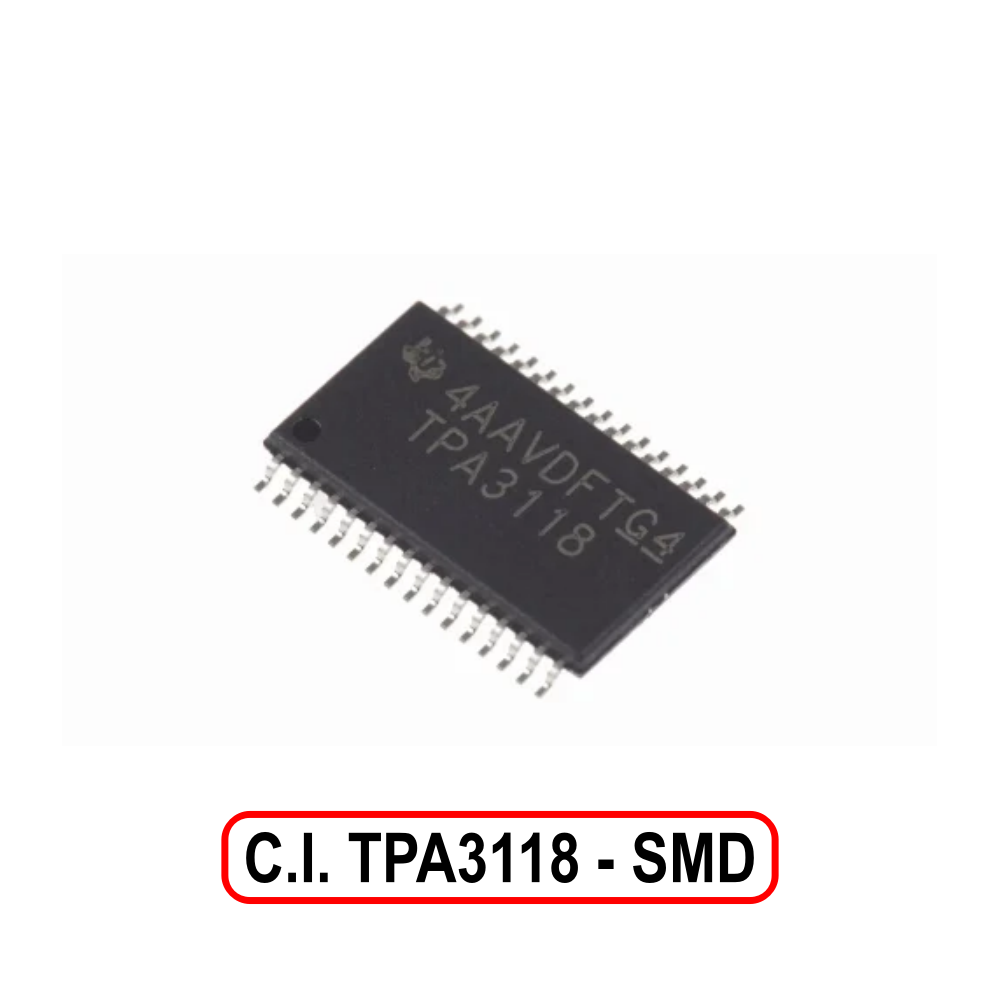 🔊 C.I. TPA3118 - SMD / Amplificador Digital Classe D - Imagem 2