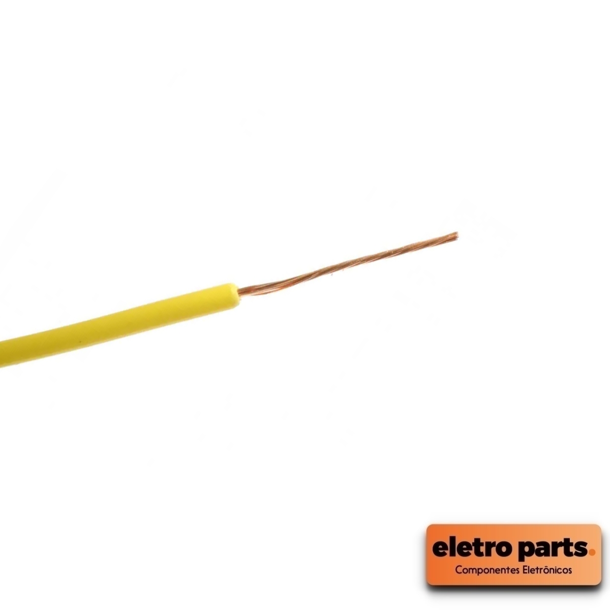 Fio / Cabo Flexível 0,30mm – Amarelo – Venda Por Metro