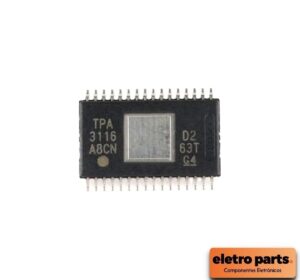 C.I. TPA3116D2 – Amplificador Digital Classe D – SMD