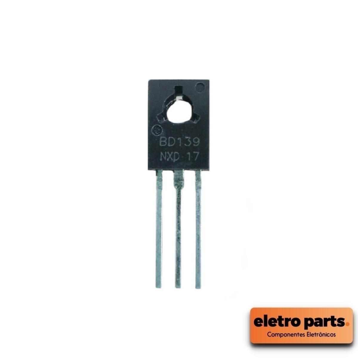Transistor BD139 Isolado – NPN – 80V 1,5A – TO-126